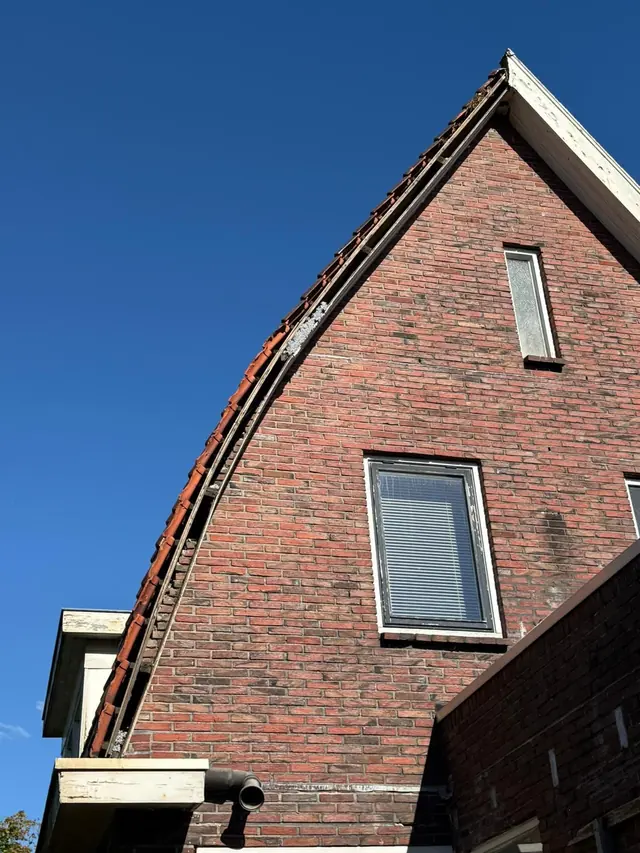 Herstel van houten gevel- en dakoverstekken door GOGU Totaalbouw, voor de verbouwing, foto 7